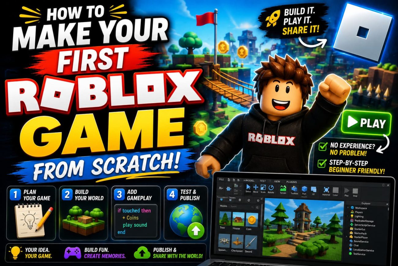 How to Make Your First Roblox Game From Scratch