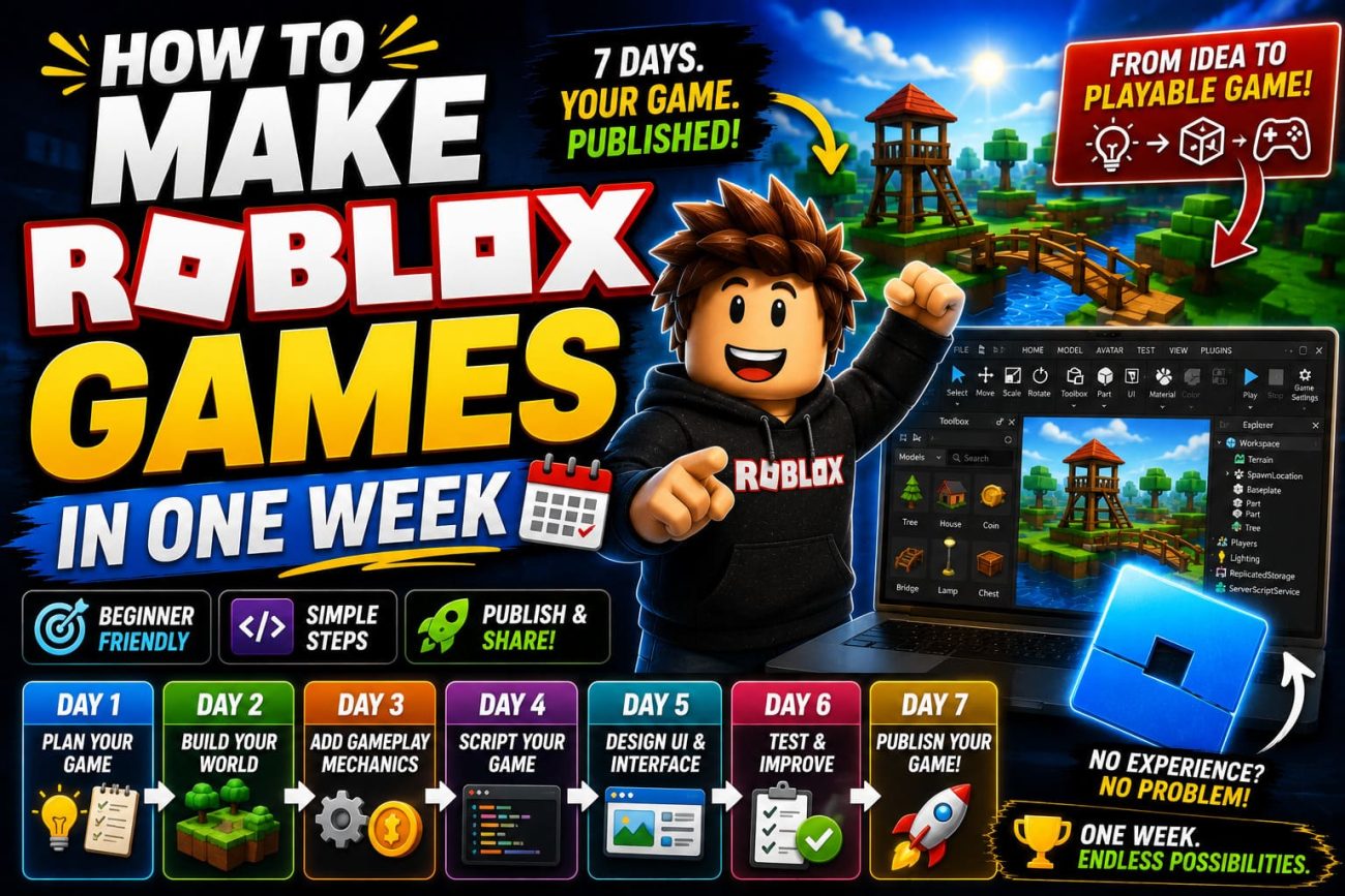 Make Roblox Games in One Week