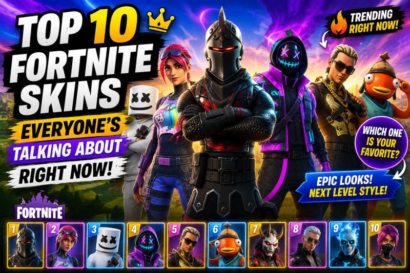 Top 10 Fortnite Skins Everyone’s Talking About Right Now