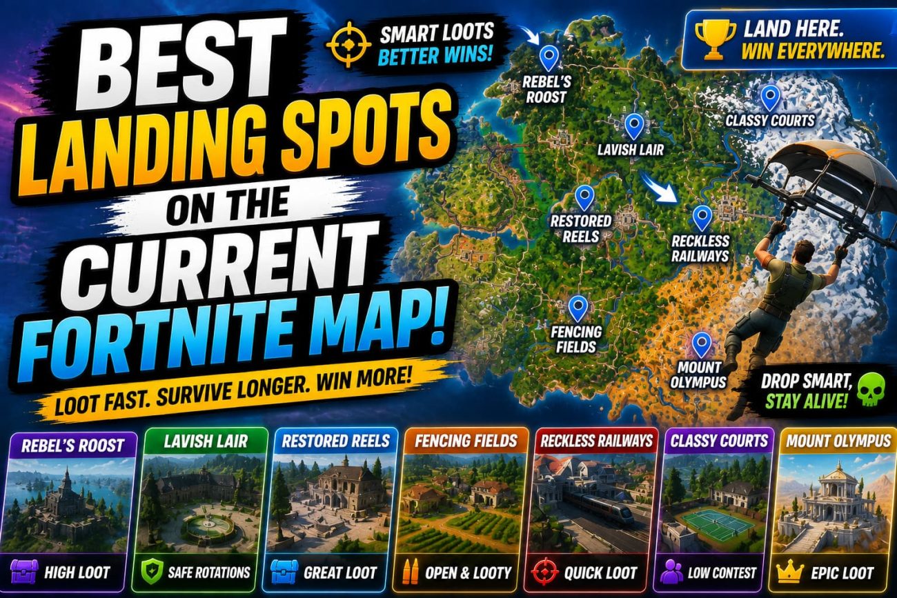 Best Landing Spots on the Current Fortnite Map: A Complete Drop Guide