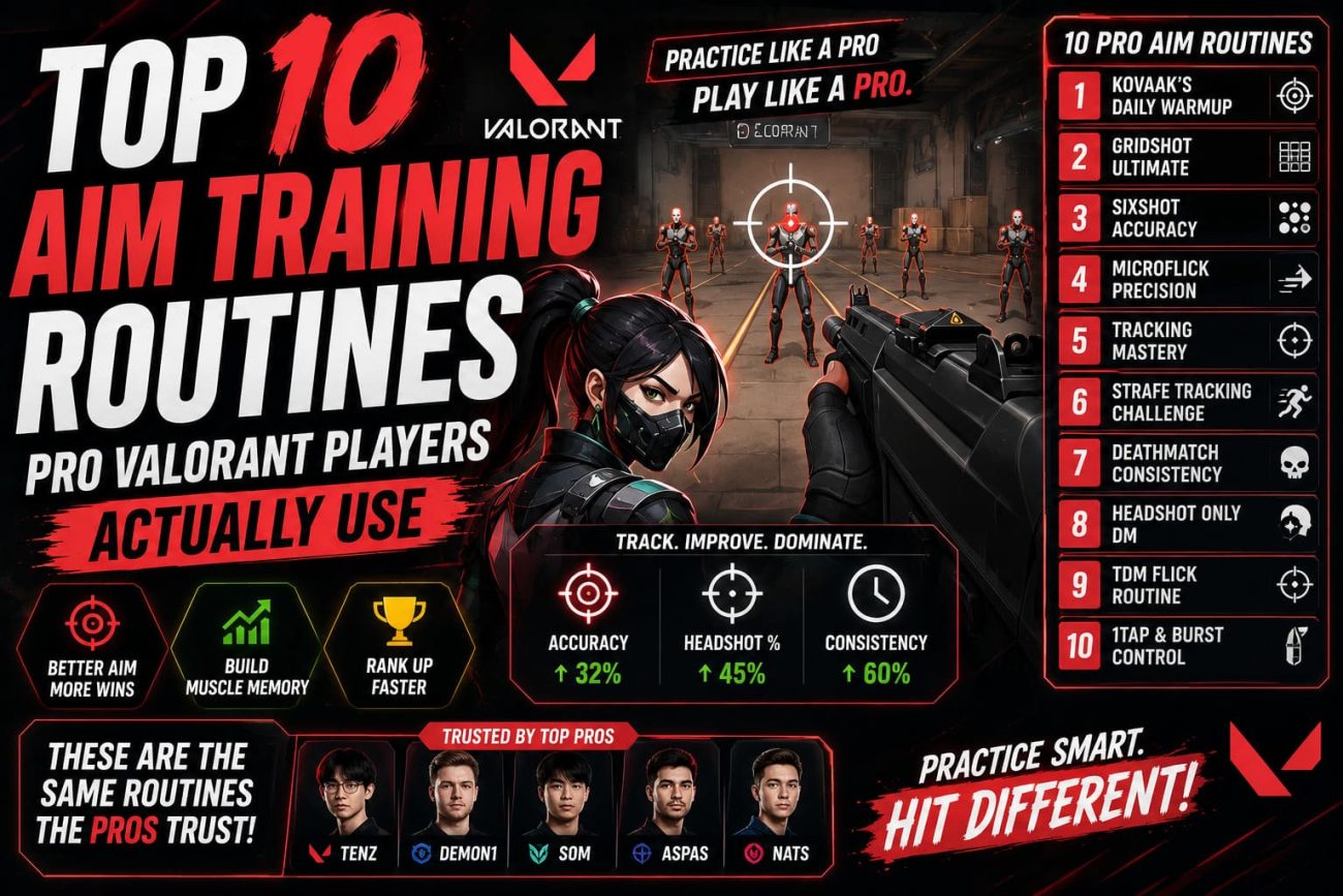 Top 10 Aim Training Routines Pro Valorant Players Actually Use