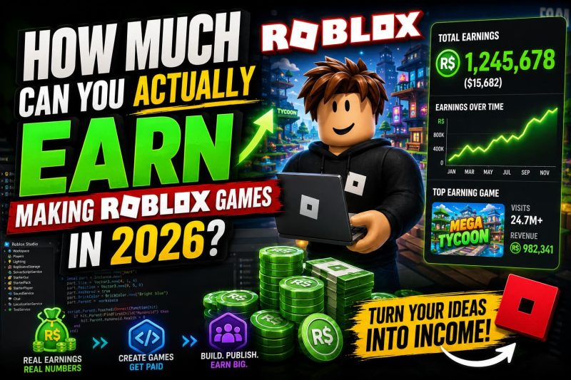 How Much Can You Actually Earn Making Roblox Games in 2026?