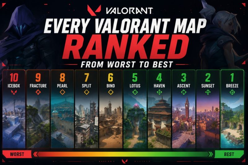 Every Valorant Map Ranked From Worst to Best