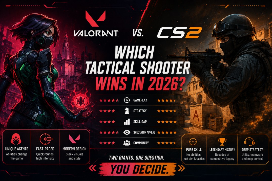 Valorant vs. CS2 Which Tactical Shooter Wins in 2026