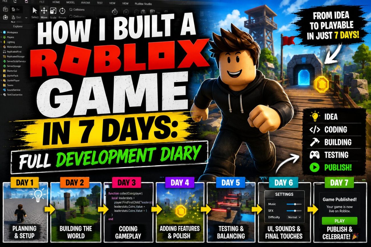 Built a Roblox Game in 7 Days