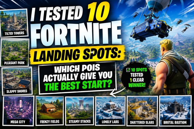 I Tested 10 Fortnite Landing Spots: Which POIs Actually Give You the Best Start?